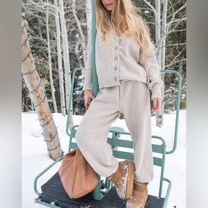 Free People Hailee Cardi Set - peyote color